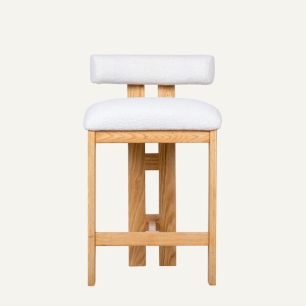 Tabouret Alva en bois massif – Image 2