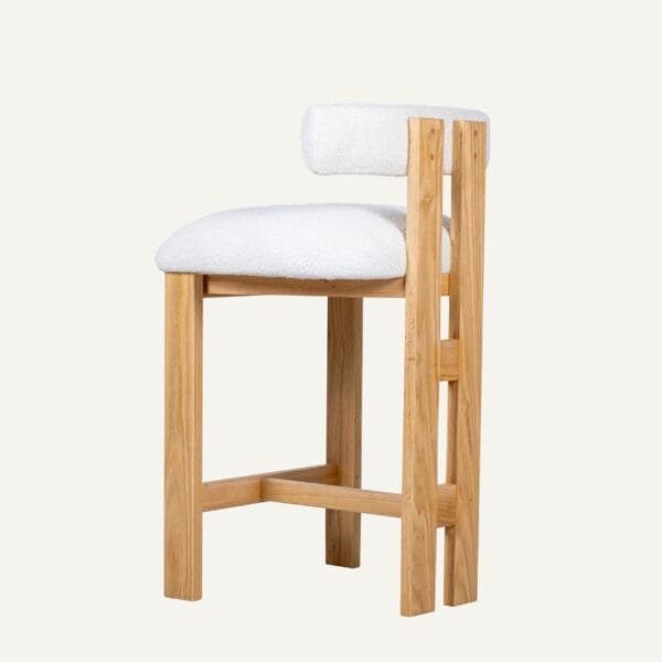 Tabouret Alva en bois massif – Image 3