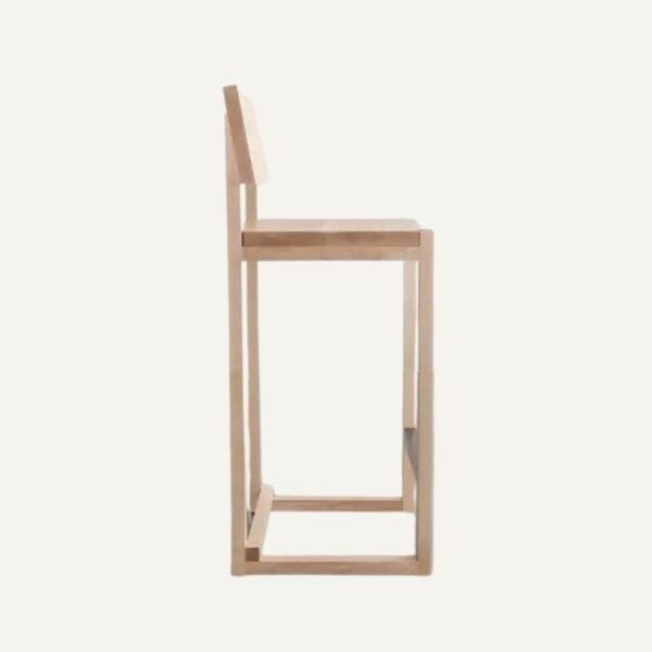 Tabouret Livia en bois massif – Image 4