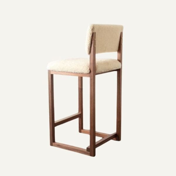 Tabouret Linna en bois massif – Image 3