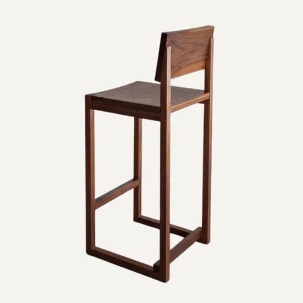 Tabouret Livia en bois massif – Image 2