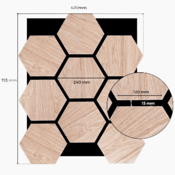 Panneau acoustique Hexa – Image 6